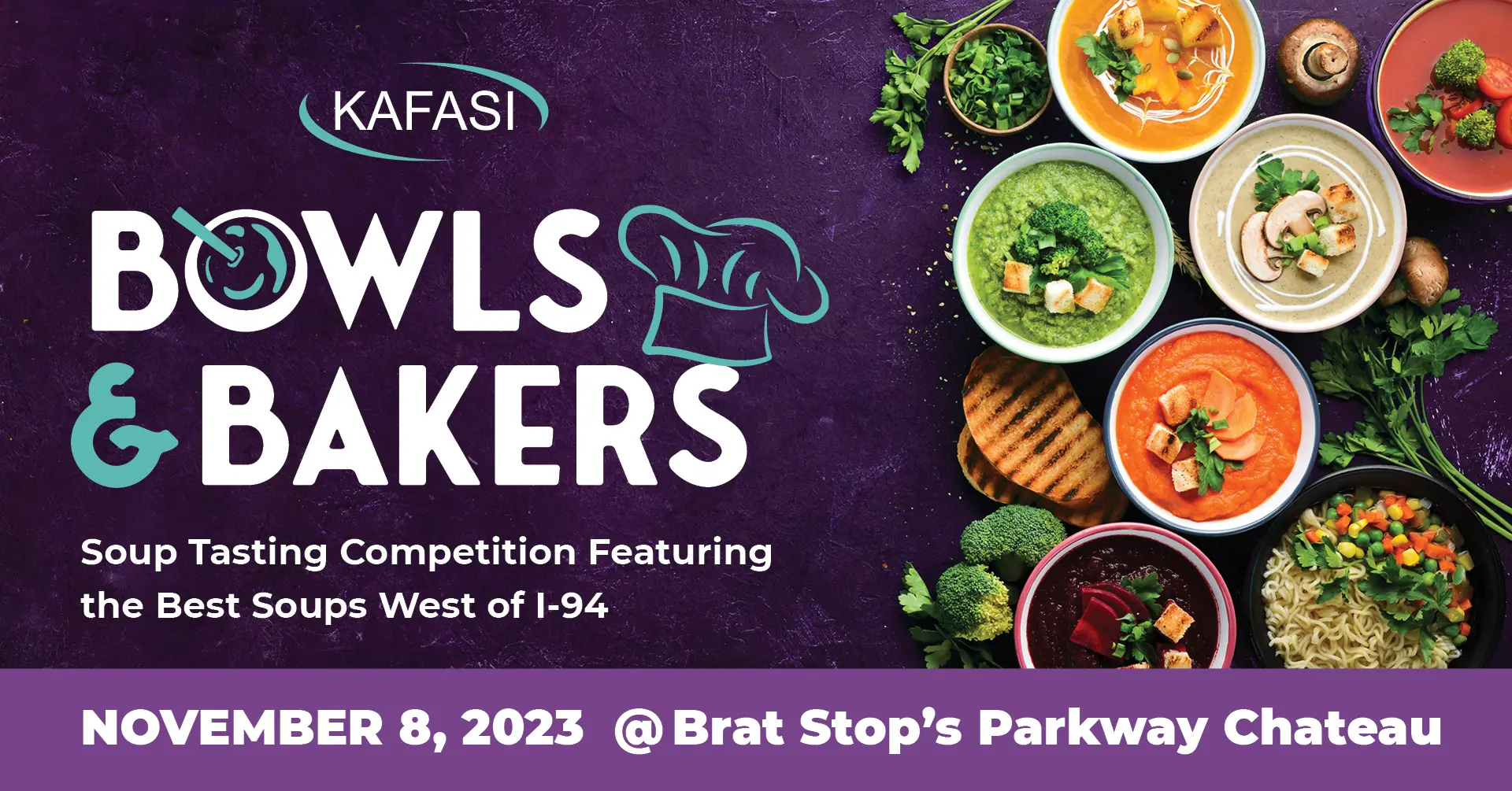 Bowls Bakers Event Graphic